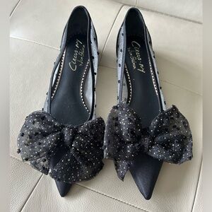 Sam Edelman Black Bow Women's Shoes